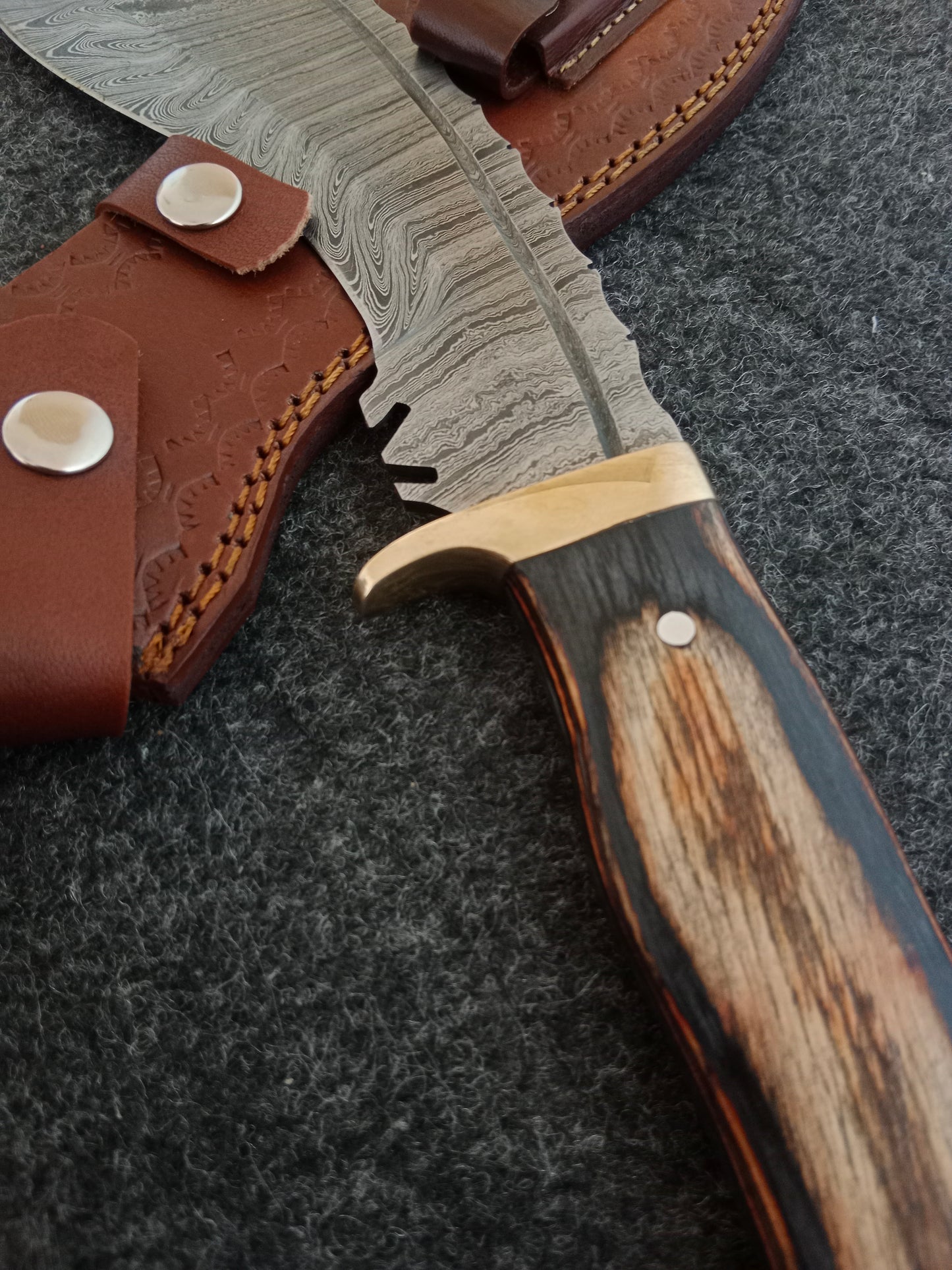 Handmade Damascus Steel Kukri Knife Authentic Handcrafted Design (Made to Order)
