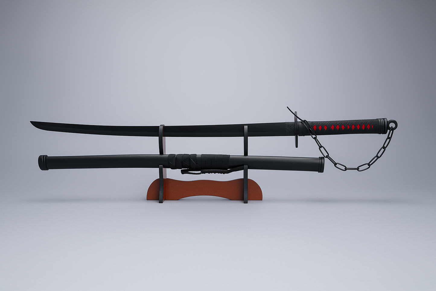 Real Black Katana Sword
