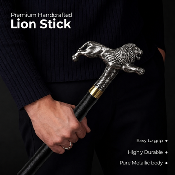 Premium Handcrafted Lion Stick