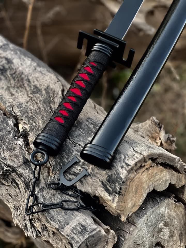 Real Black Katana Sword