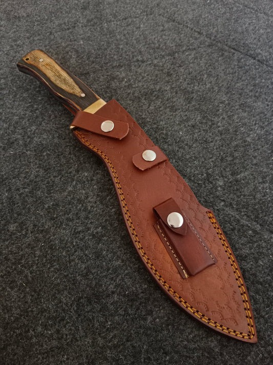 Handmade Damascus Steel Kukri Knife Authentic Handcrafted Design (Made to Order)