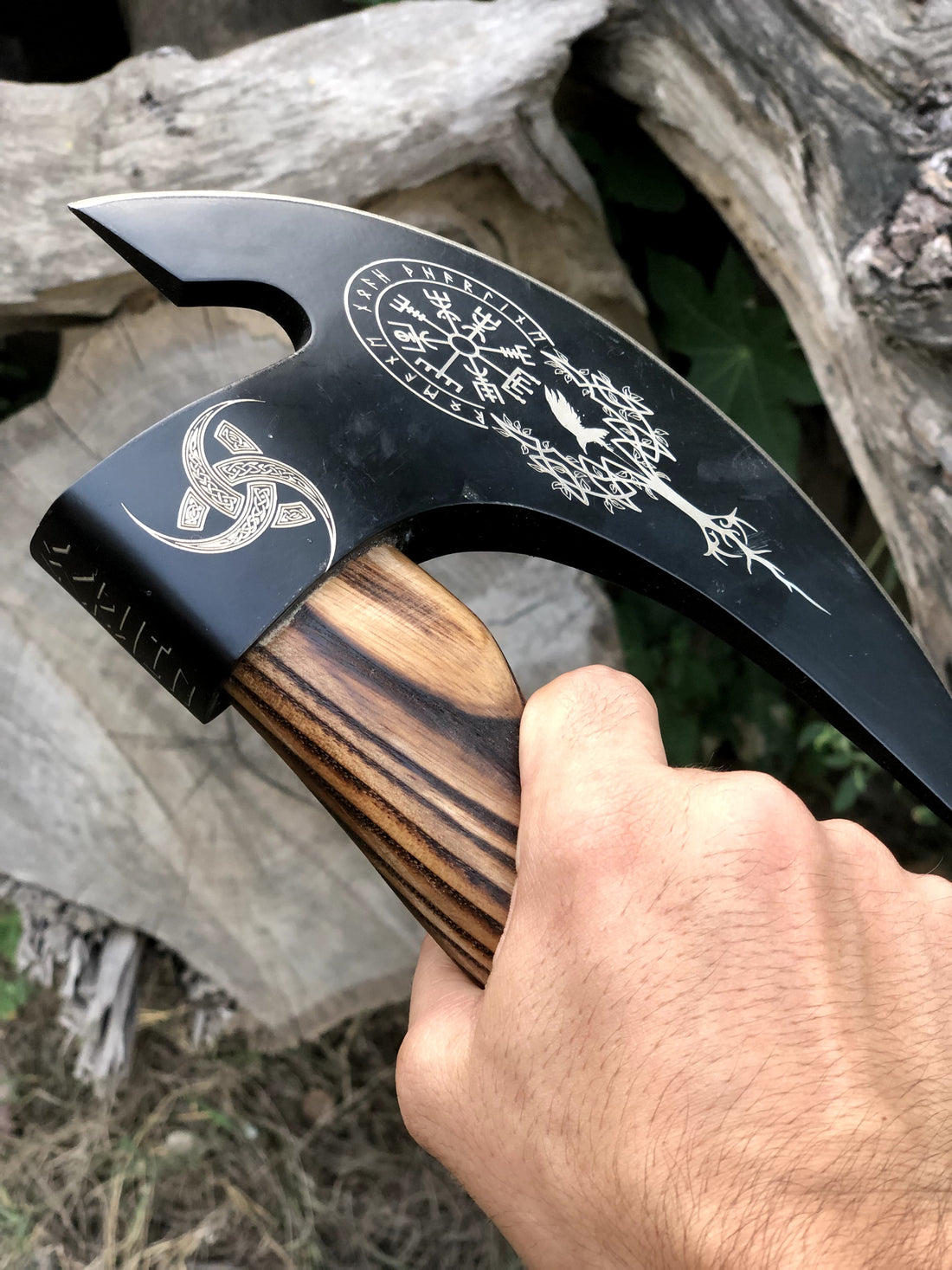 Handmade pizza axe