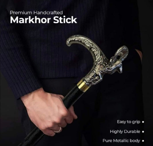 Premium Handcrafted Markhor Stick