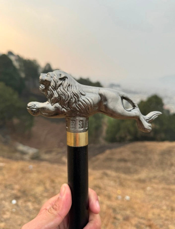 Premium Handcrafted Lion Stick