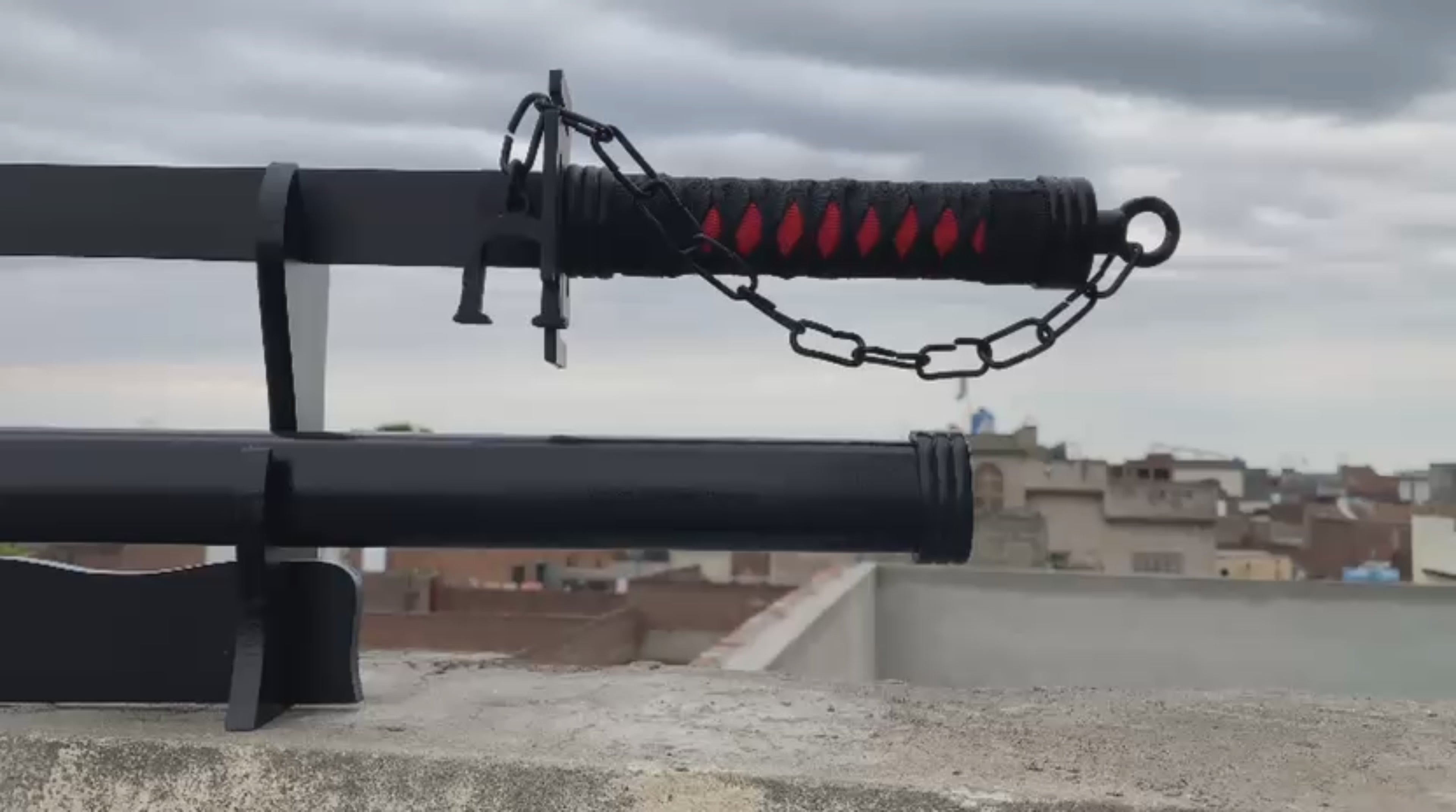 The Real Black Katana Sword zangetsu ( Professional )