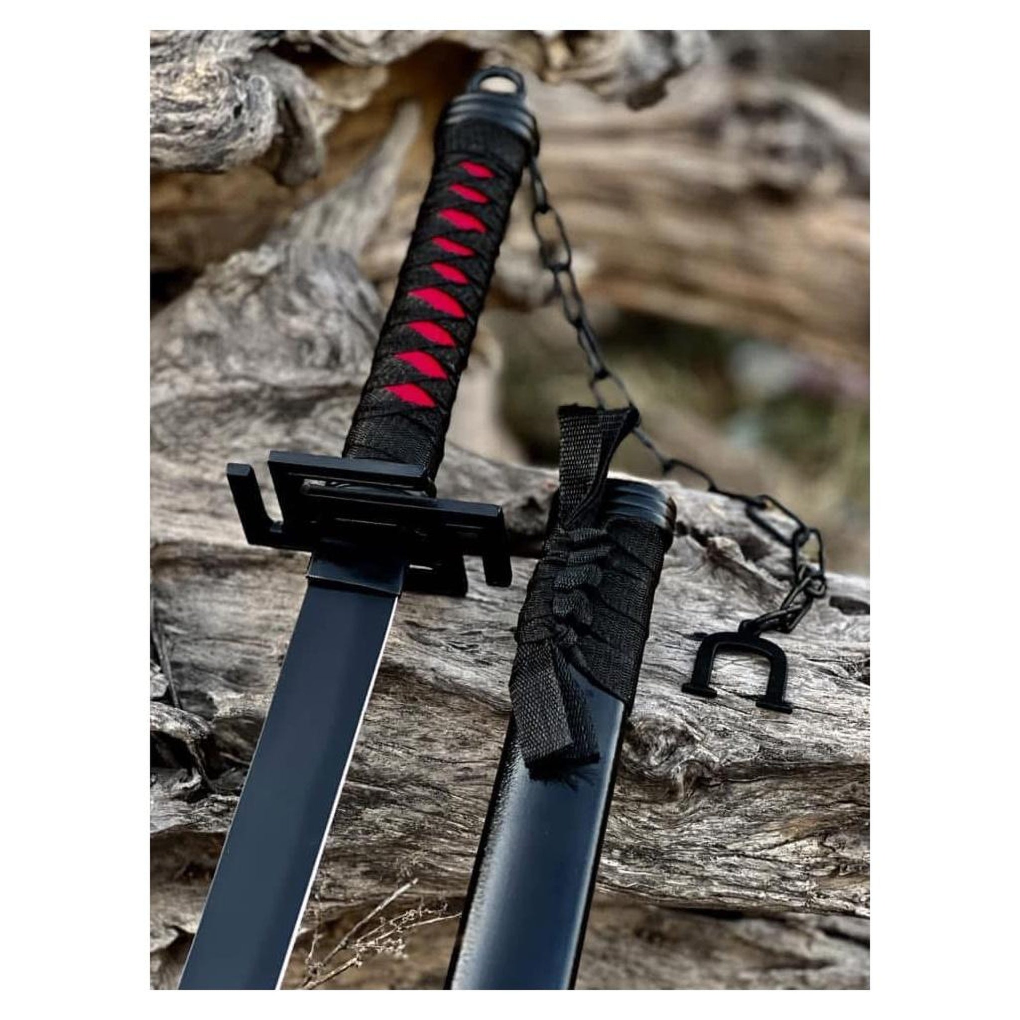 The Real Black Katana Sword zangetsu ( Professional )