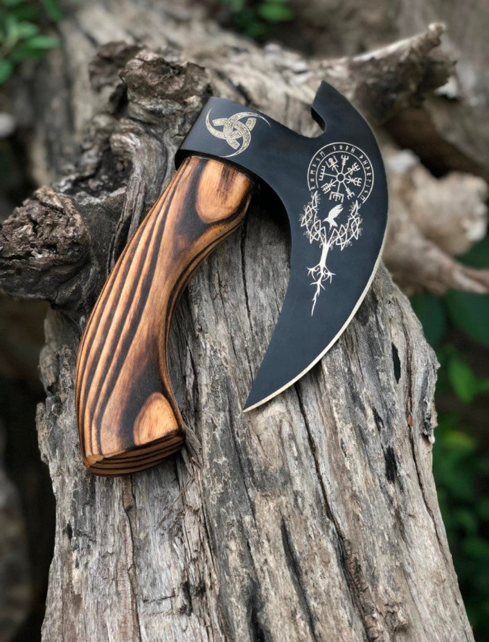 Handmade pizza axe